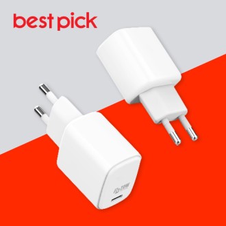 ����Ʈ�� ������ PD 20W 1��Ʈ ��� USB-C (���̺� ������) ����� ������